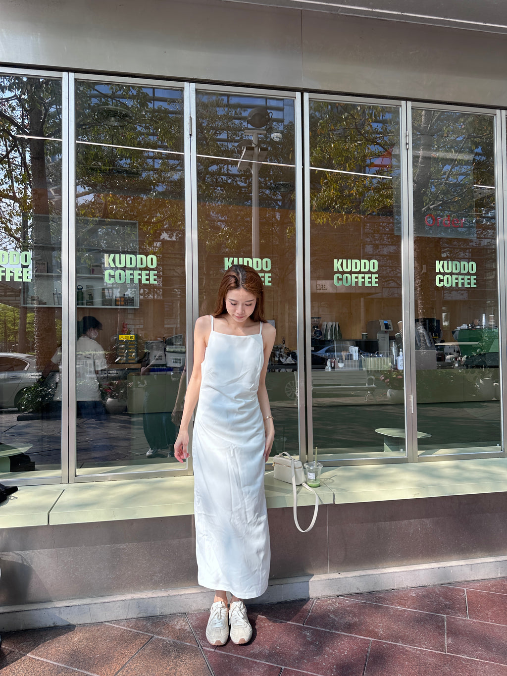 Chiffon Swift Slit Maxi Skirt