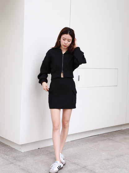 Cargo Jacket & Skirt Set