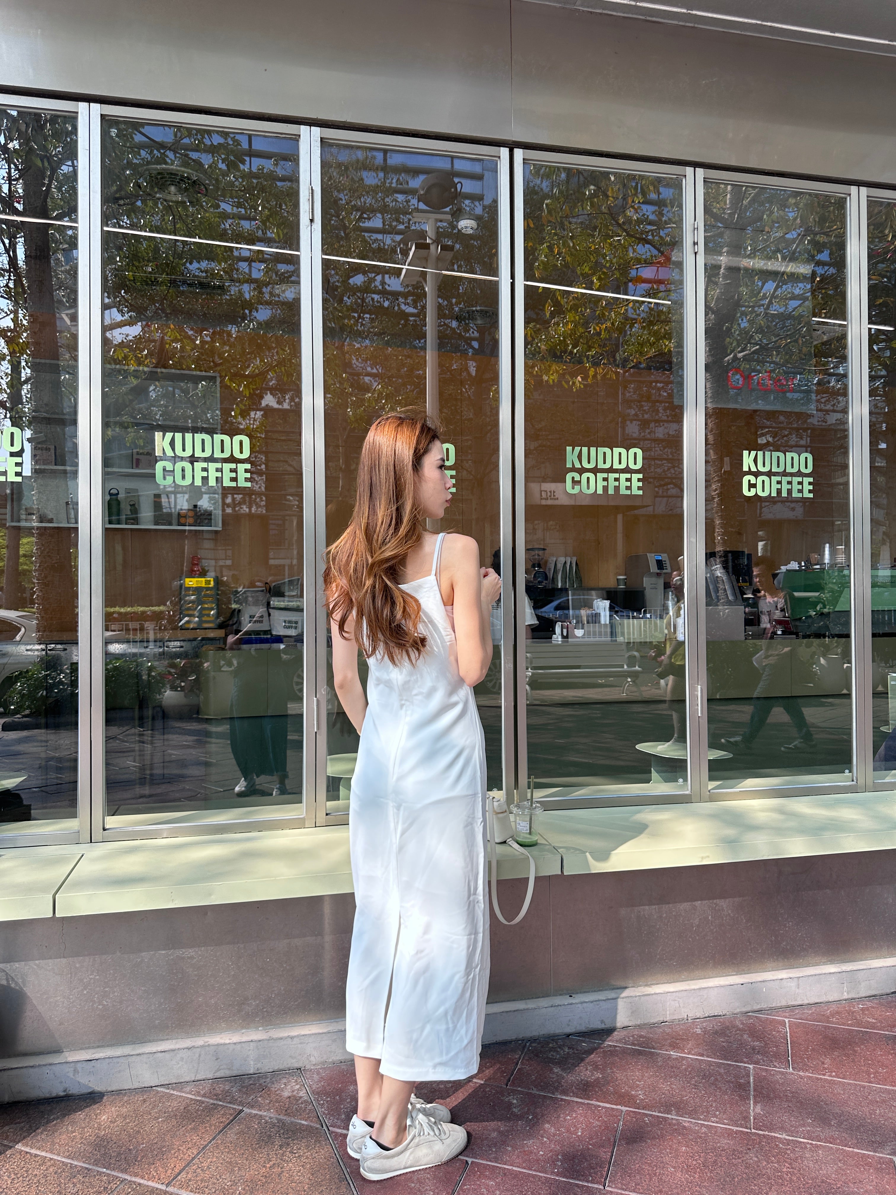 Chiffon Swift Slit Maxi Skirt