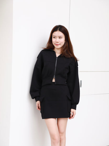 Cargo Jacket & Skirt Set