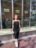Chiffon Swift Slit Maxi Skirt