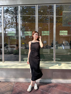 Chiffon Swift Slit Maxi Skirt