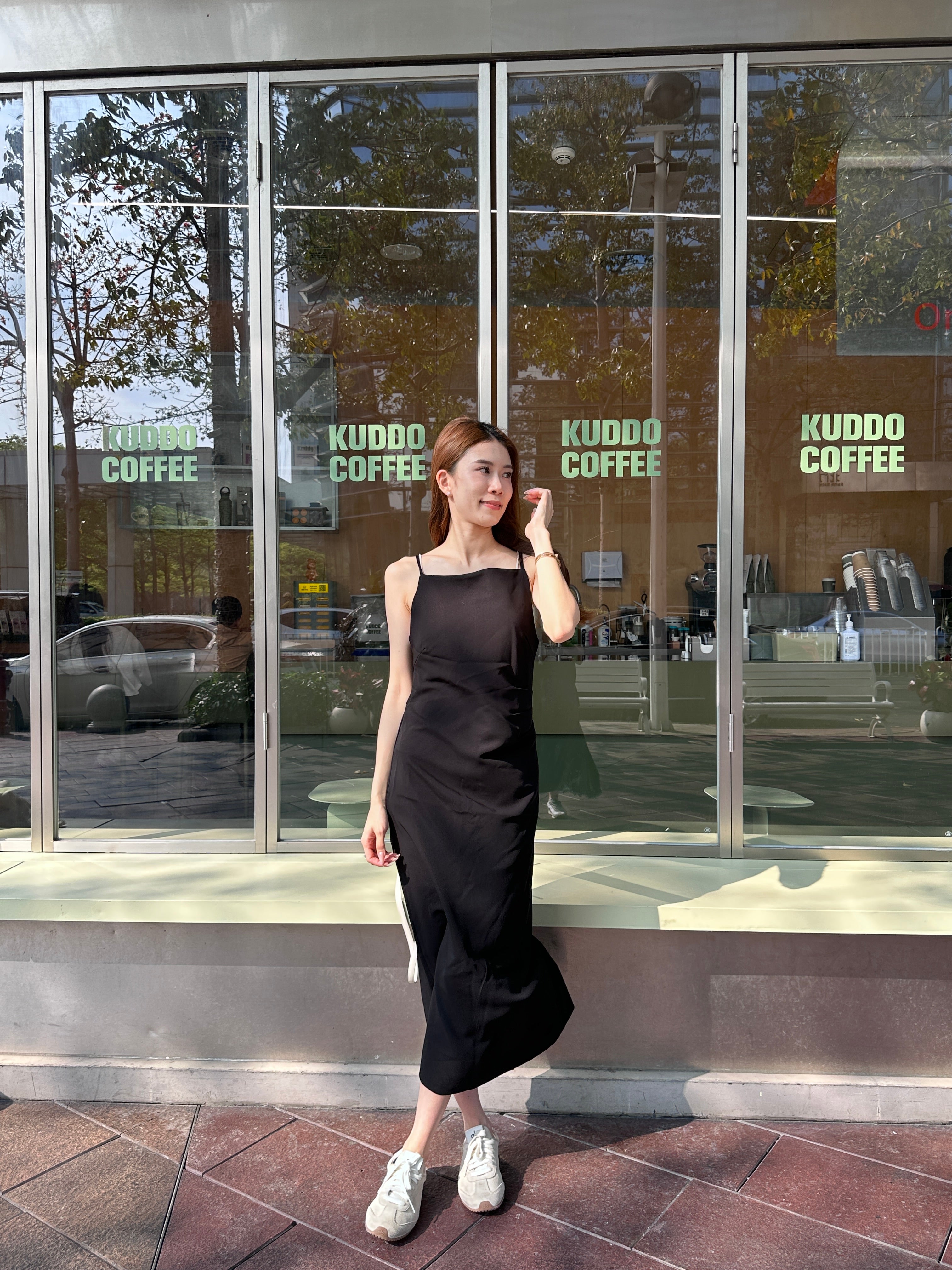 Chiffon Swift Slit Maxi Skirt