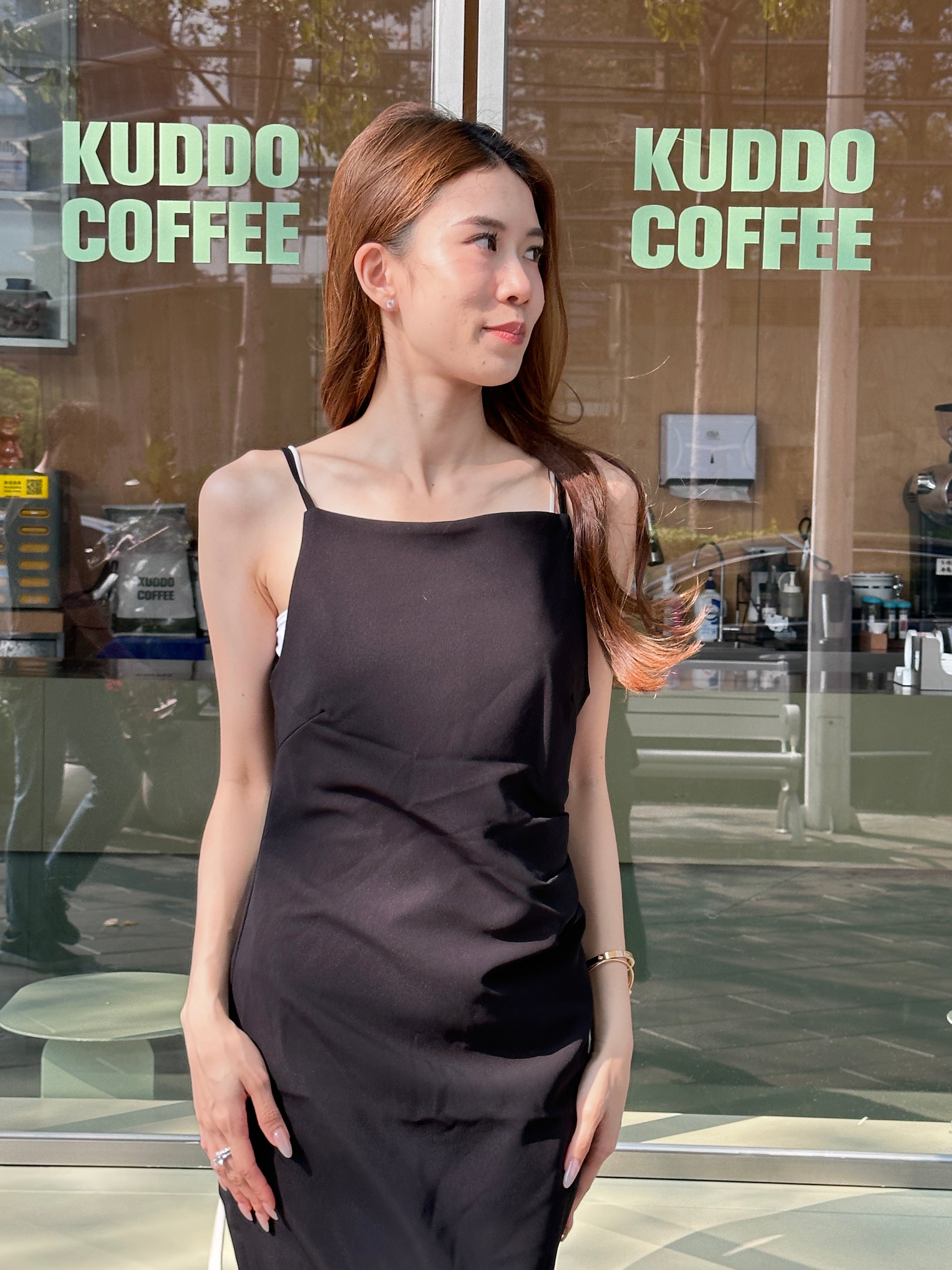 Chiffon Swift Slit Maxi Skirt