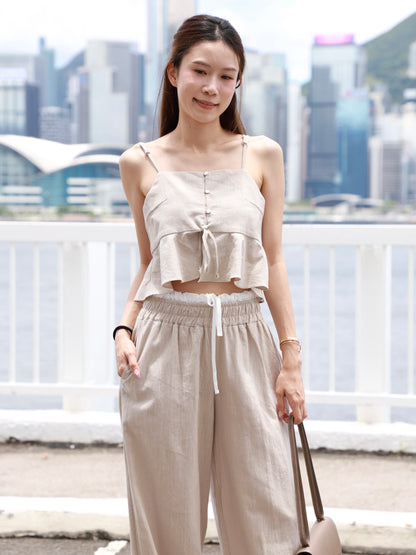Linen Tank & Pants Set