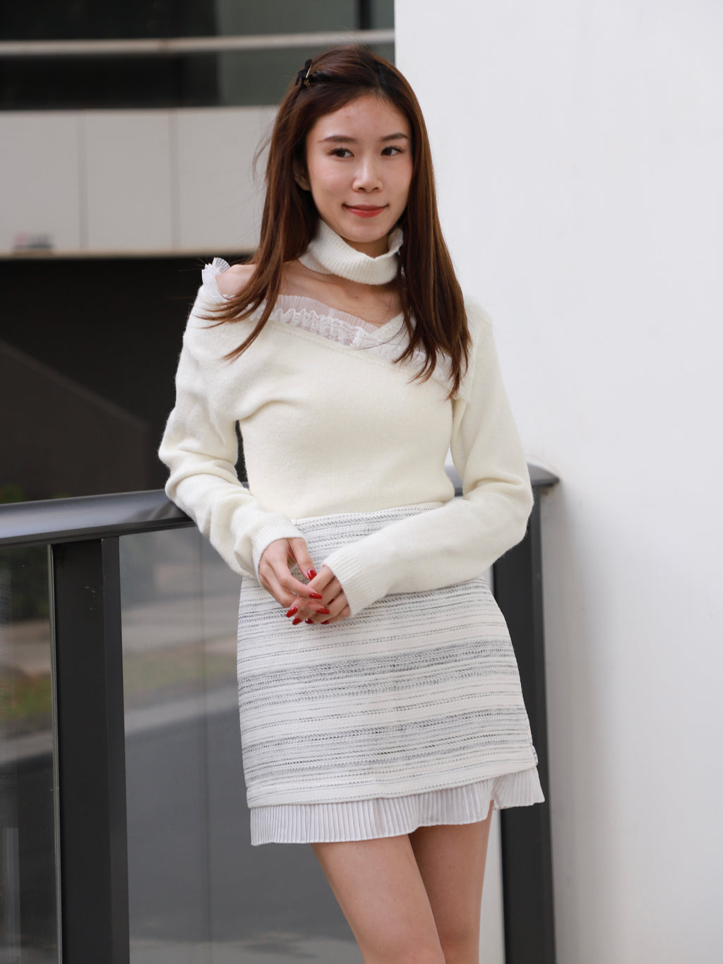 Ruffles Lace Skirt