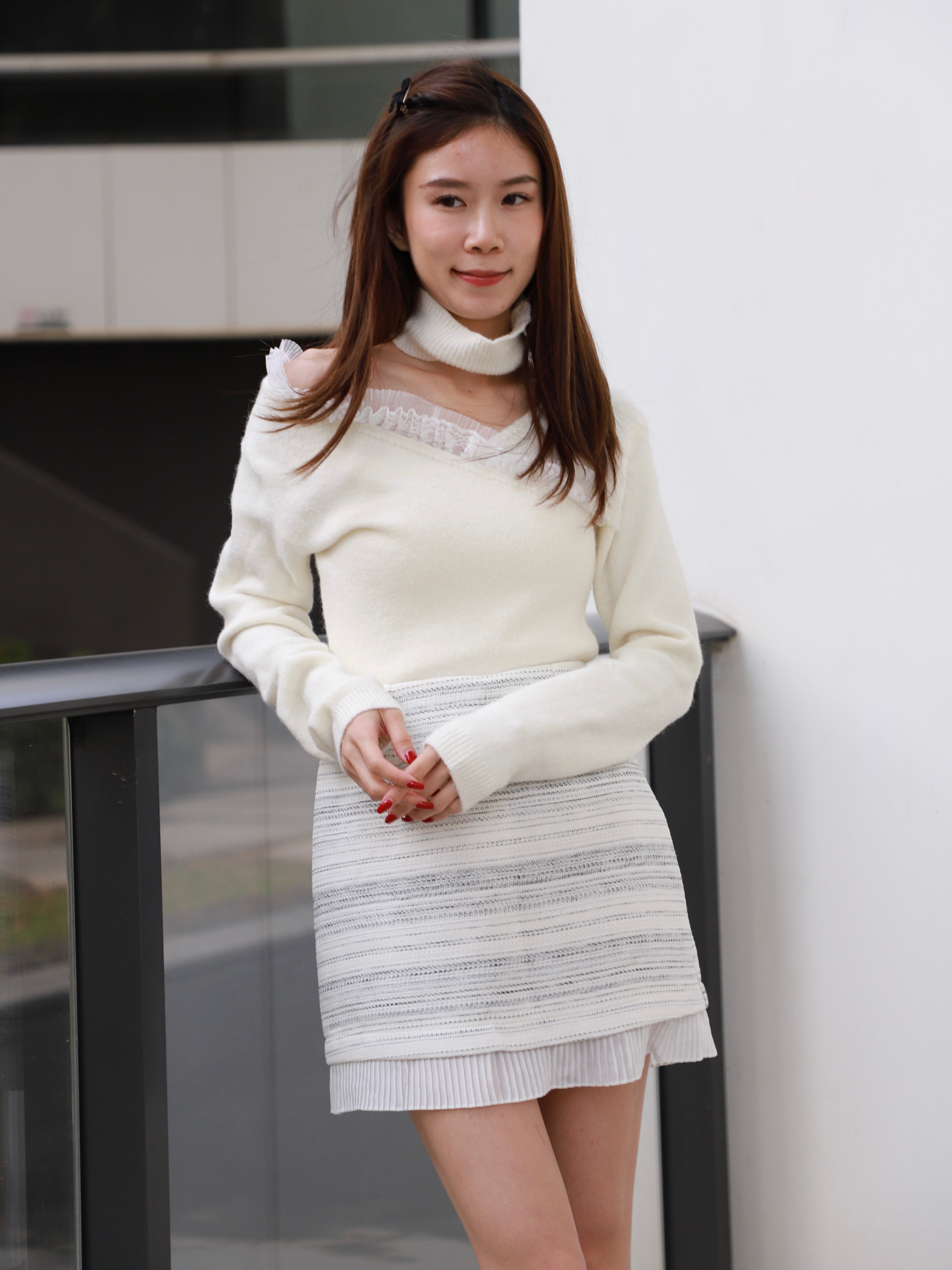 Ruffles Lace Skirt