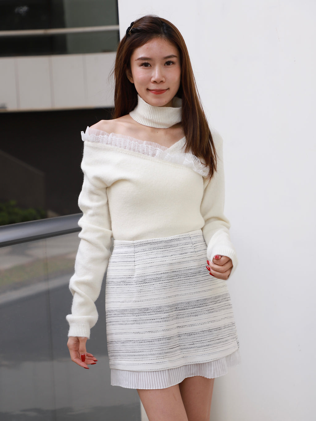 Ruffles Lace Skirt