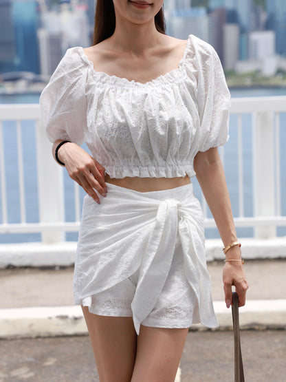 Flowery Top & Pants Set