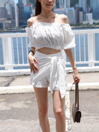 Flowery Top & Pants Set