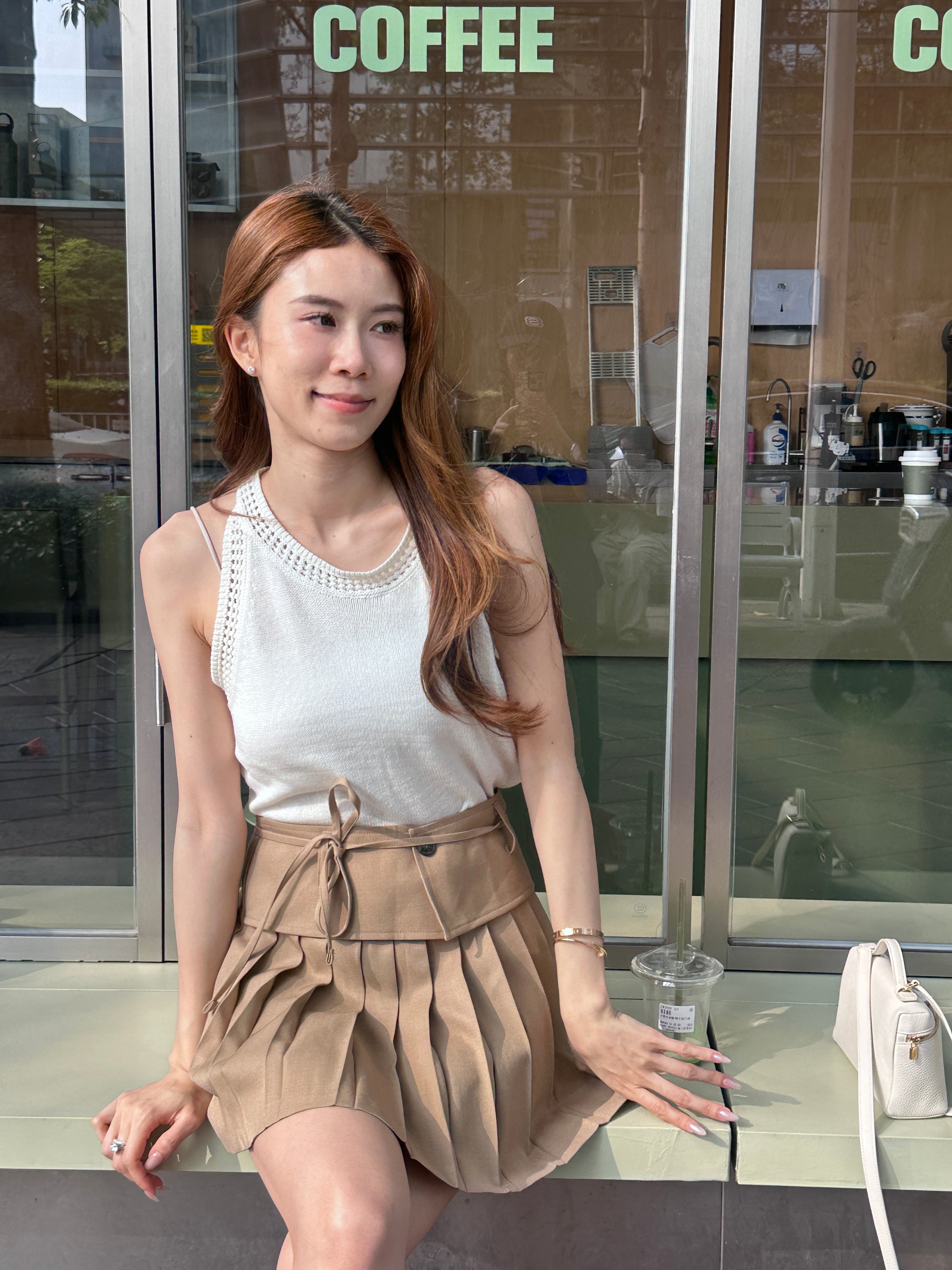 Knitted Office Tank Top