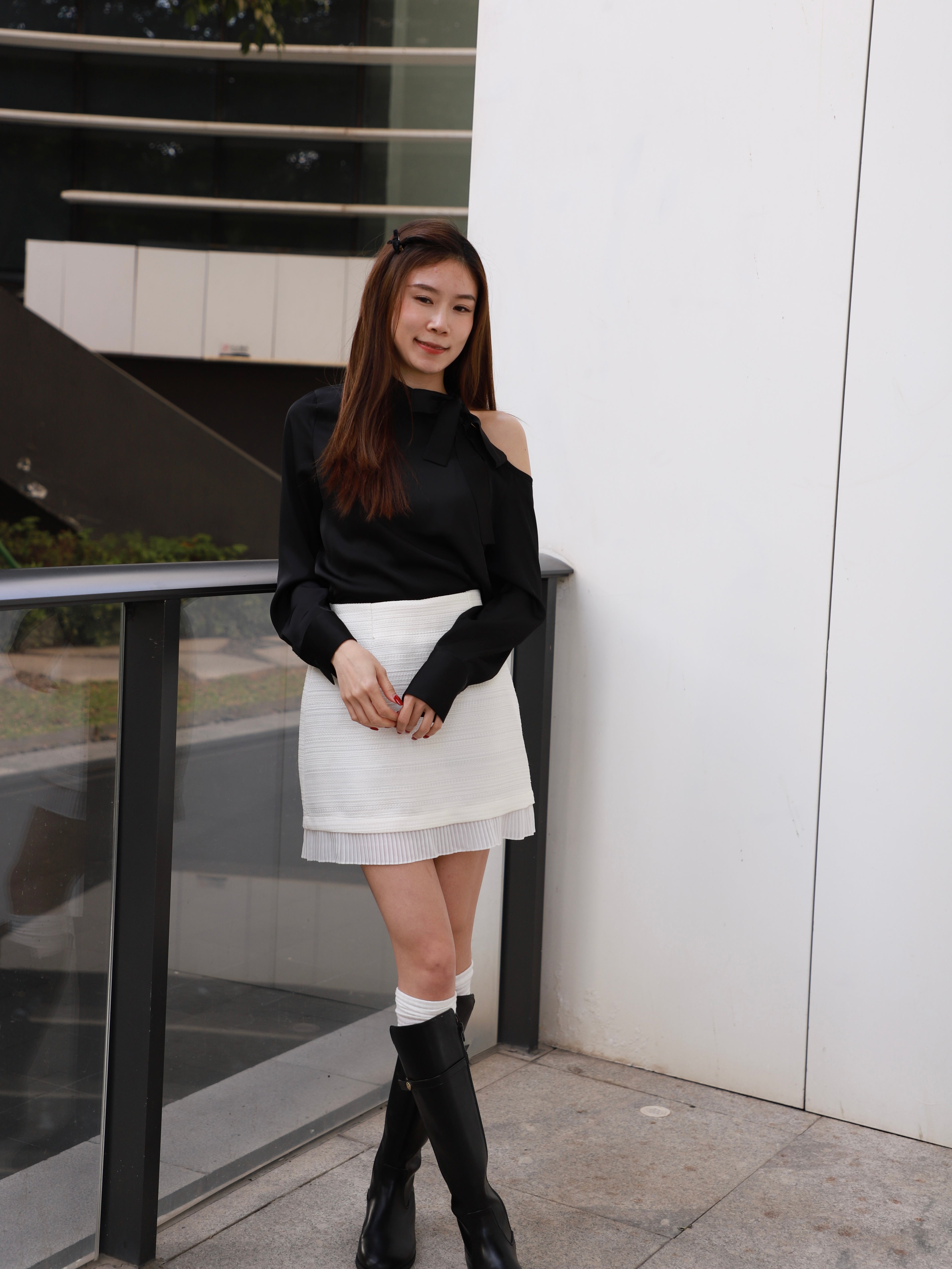 Silk Tied Long Sleeves Shirt