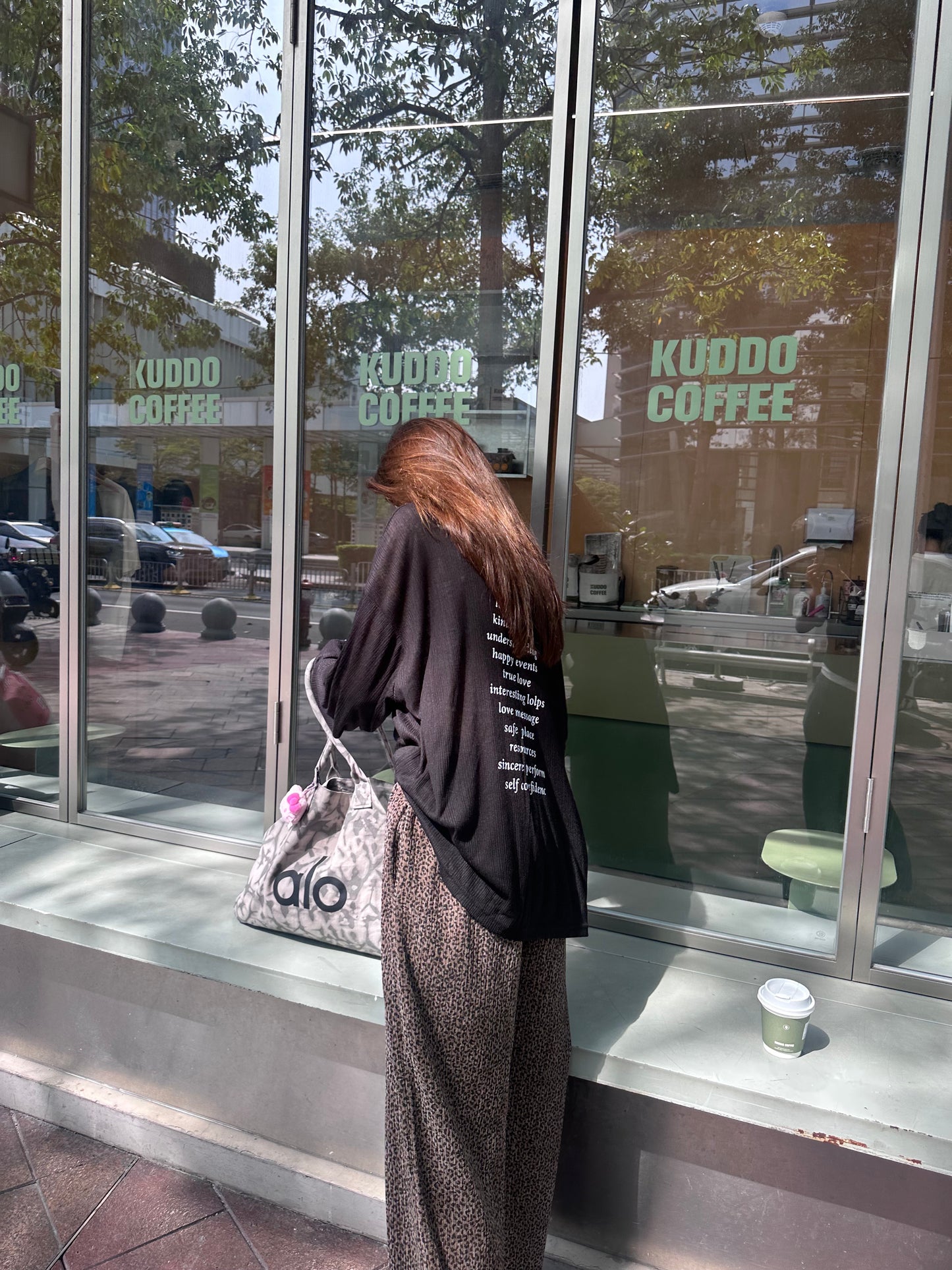 MORE Cotton Oversized Long Sleeves Top