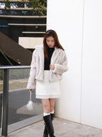 Fox Fur Hoodie Jacket