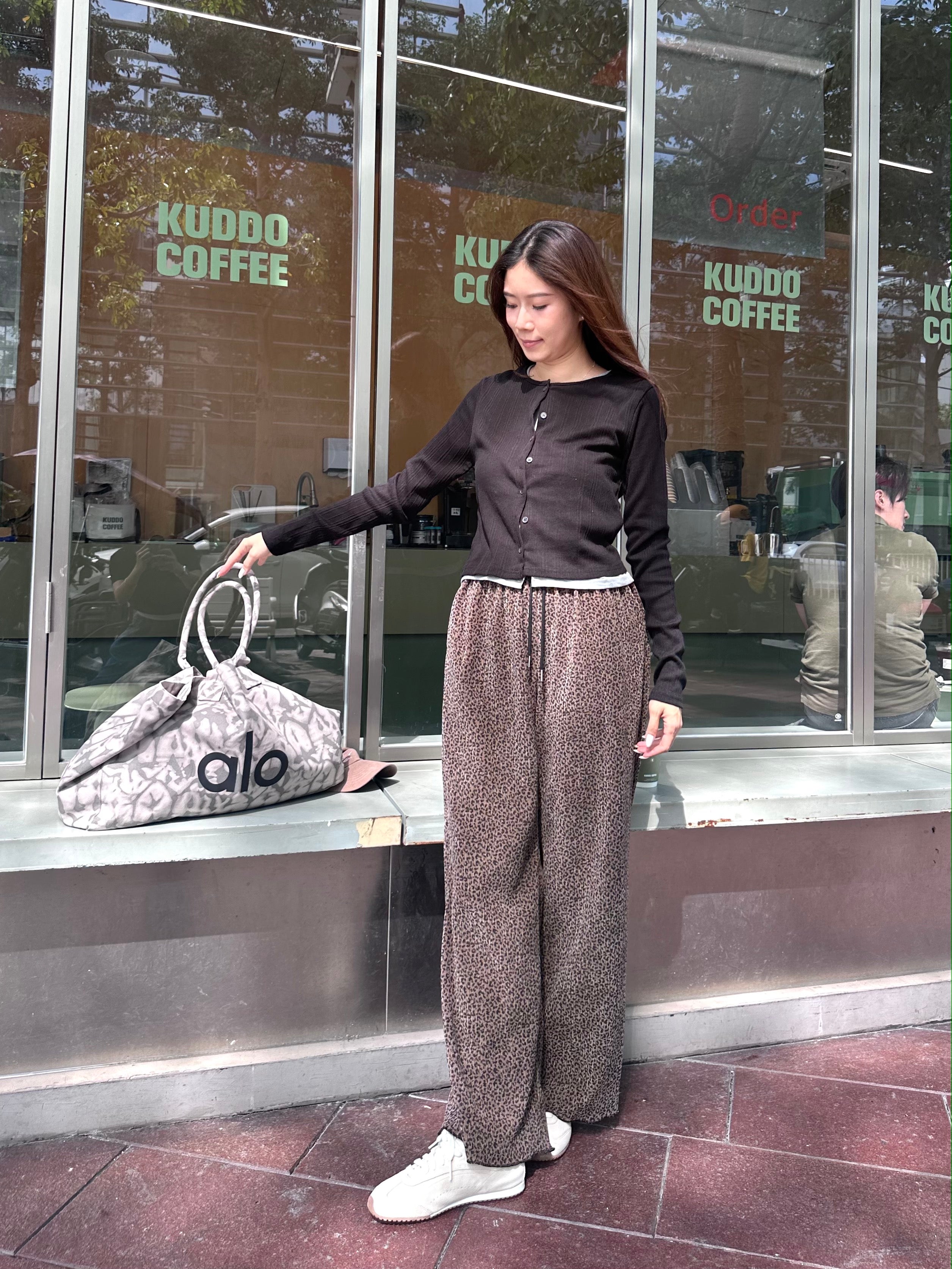 Leopard Print Causal Pants