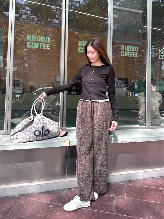 Leopard Print Causal Pants