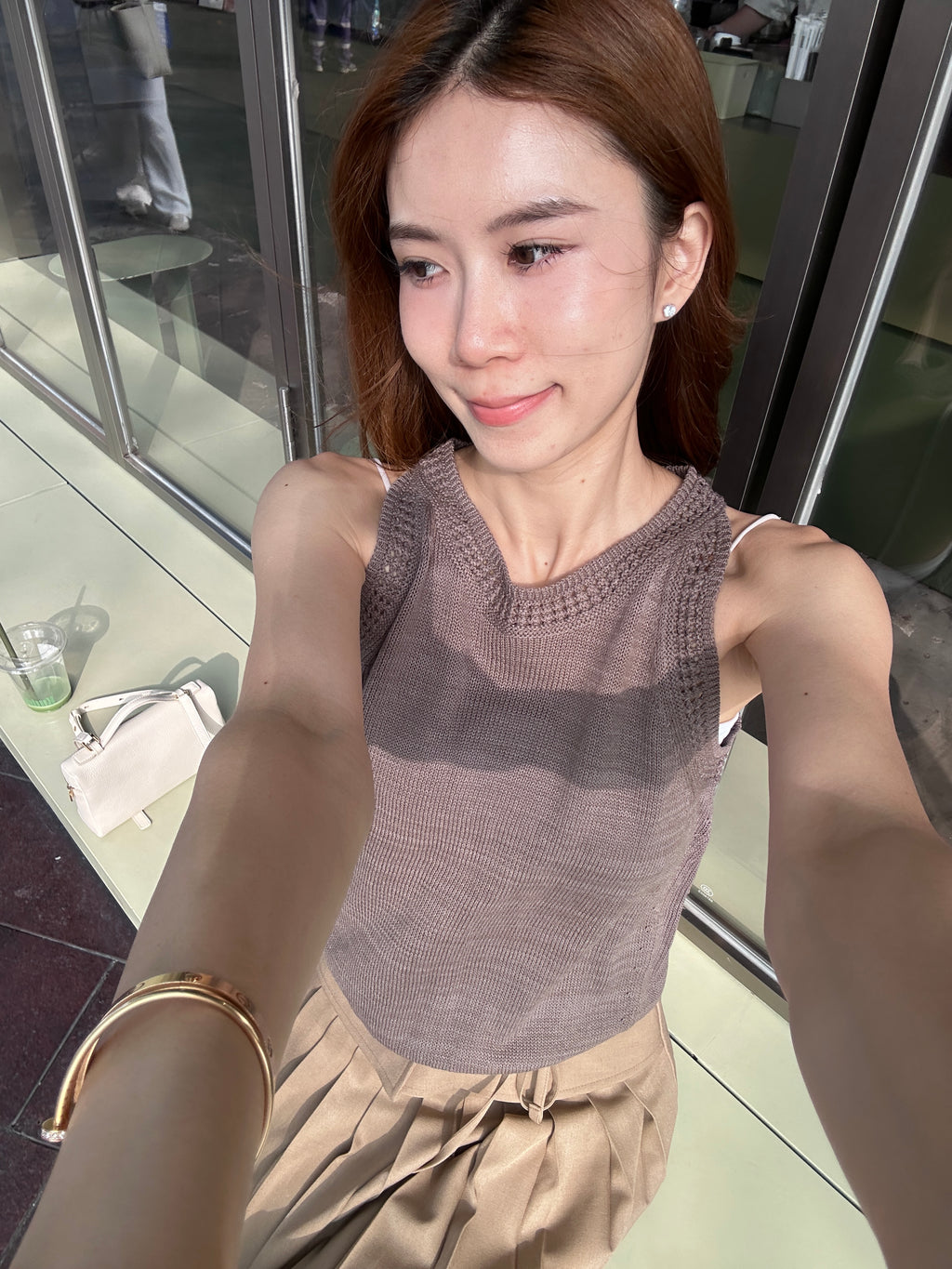 Knitted Office Tank Top