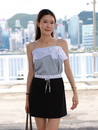 Daisy Ribbon Chiffon Tank Top