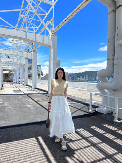 Frenchy Half Maxi Skirt