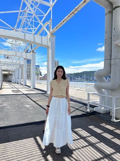 Frenchy Half Maxi Skirt