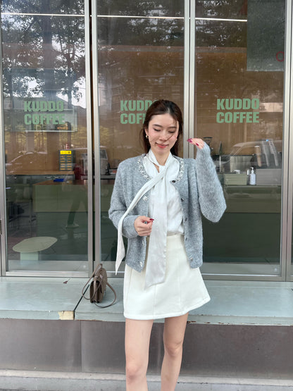 Bling Diamond Knitted Cardigan