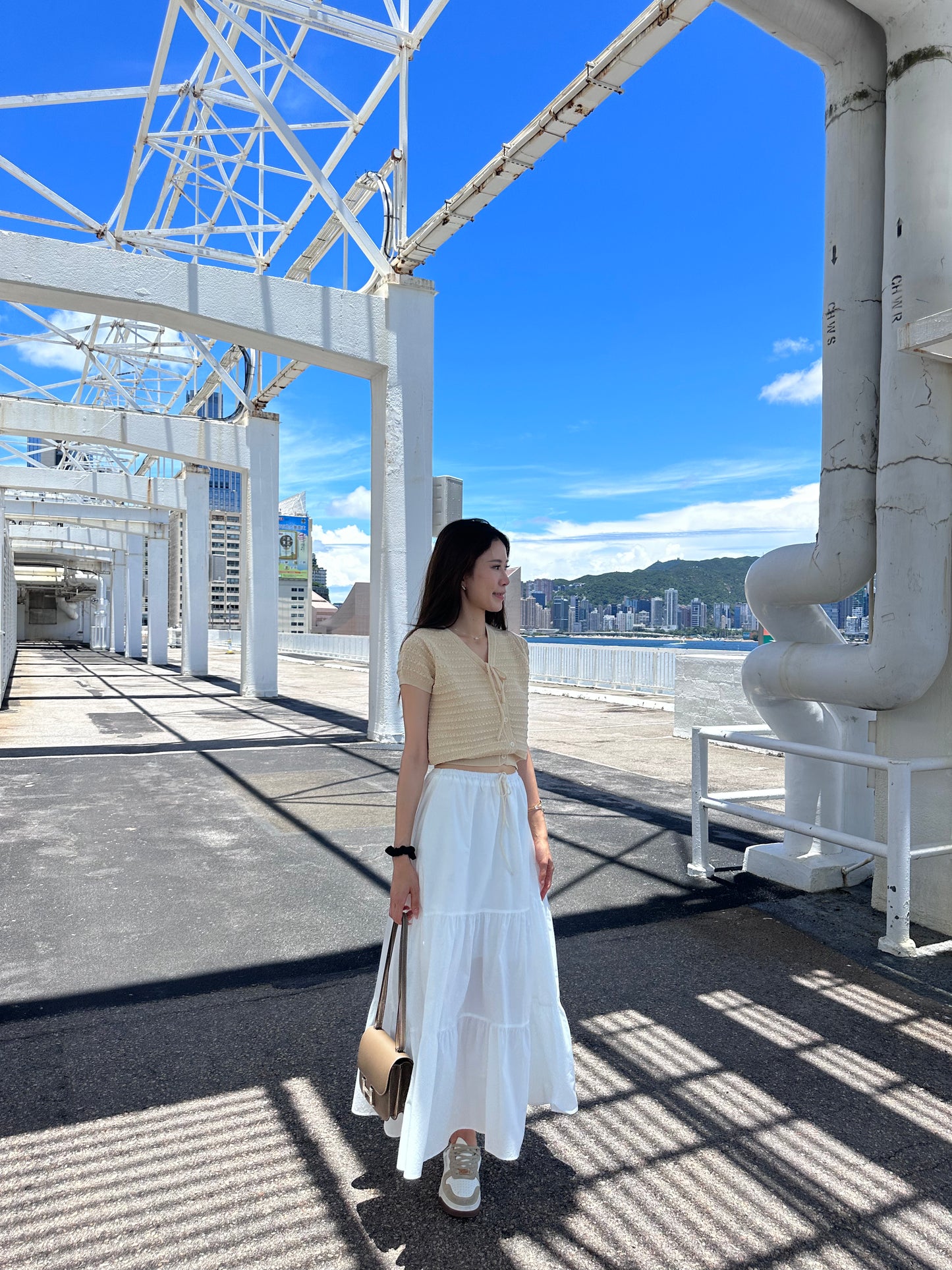 Frenchy Half Maxi Skirt