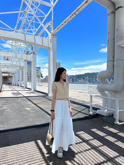Frenchy Half Maxi Skirt