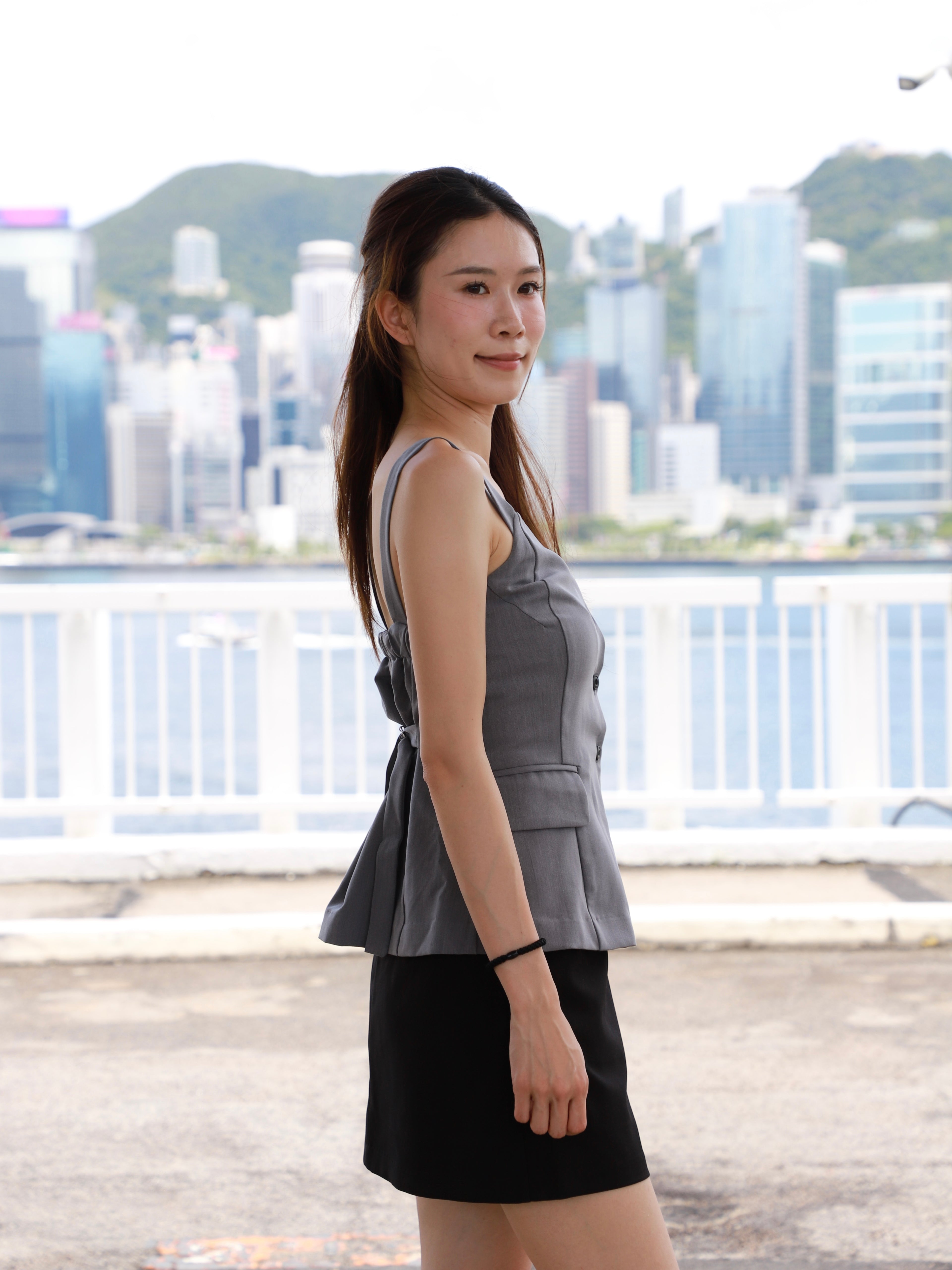 Blazer Like Tank Top