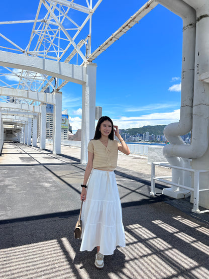 Frenchy Half Maxi Skirt