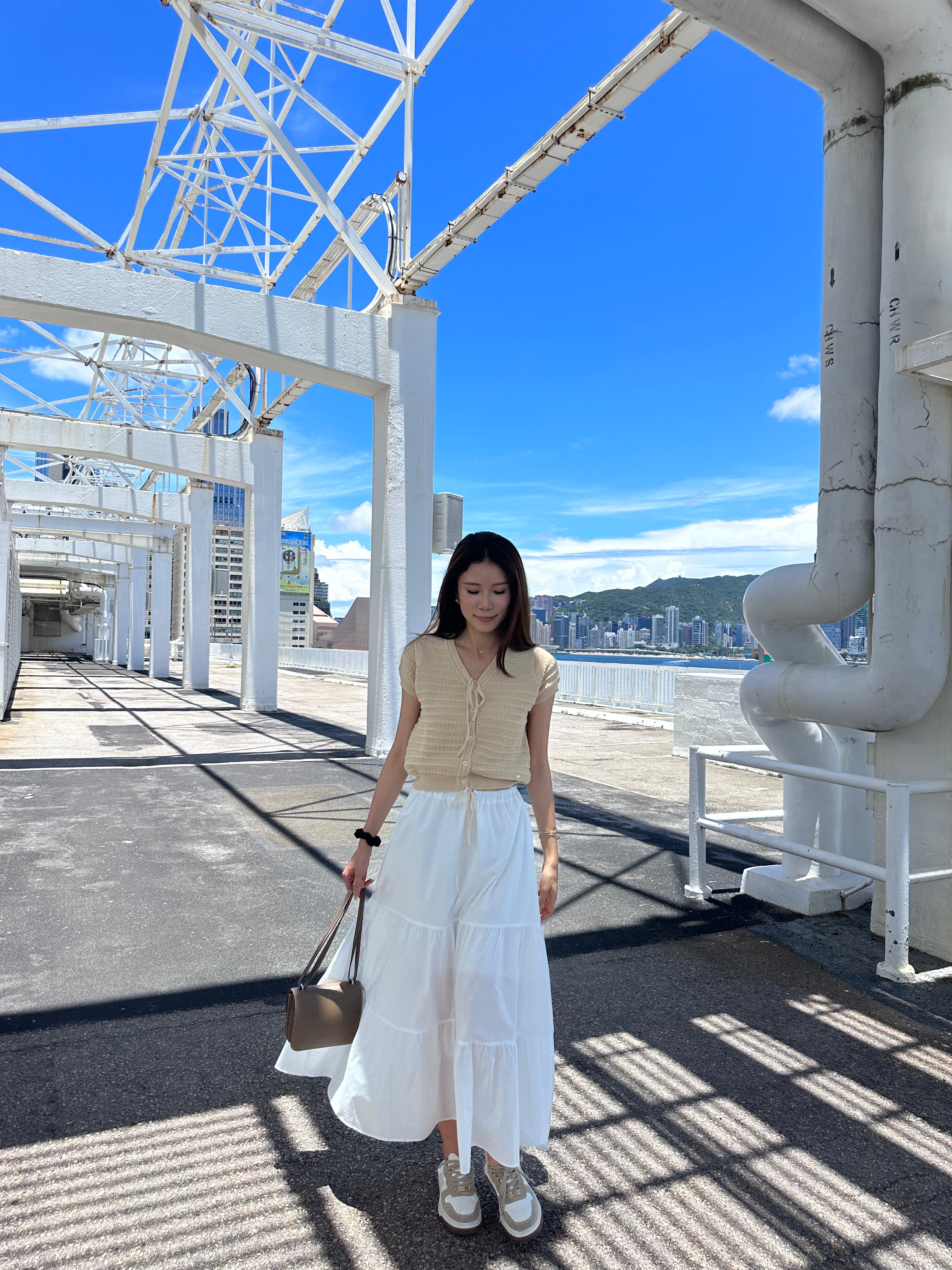 Frenchy Half Maxi Skirt