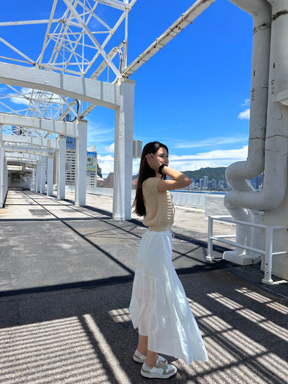 Frenchy Half Maxi Skirt