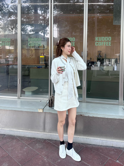 Bling Diamond Knitted Cardigan