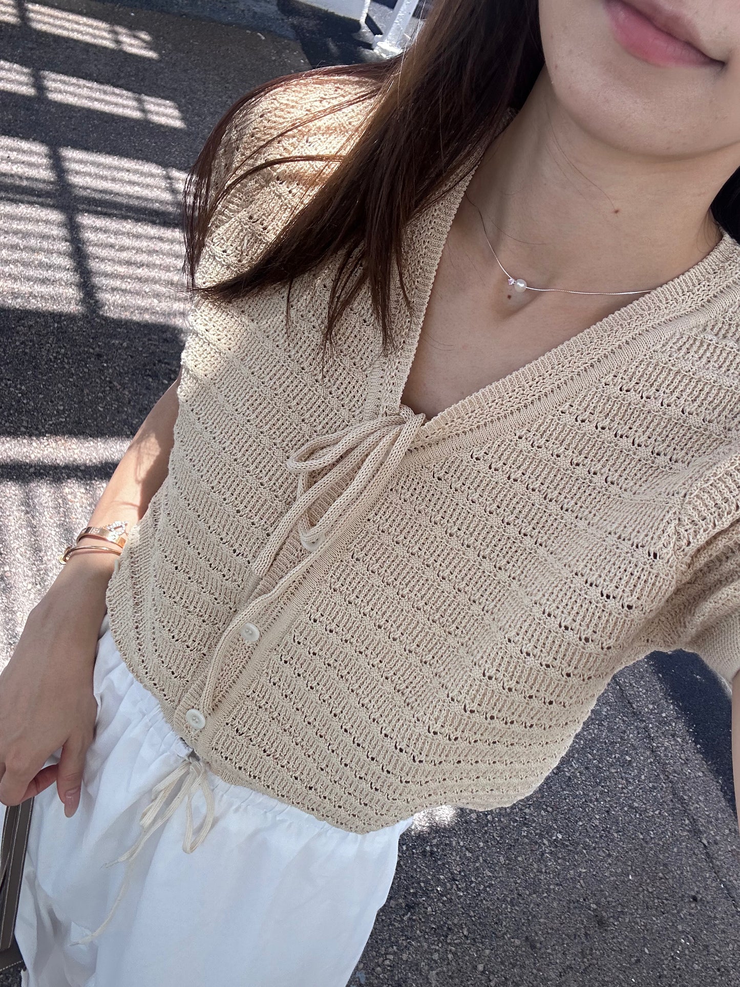 Knitted Dazzle T Top