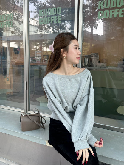 Cotton Back Zipped Sweater