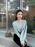 Cotton Back Zipped Sweater