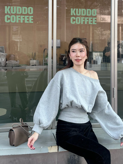 Cotton Back Zipped Sweater