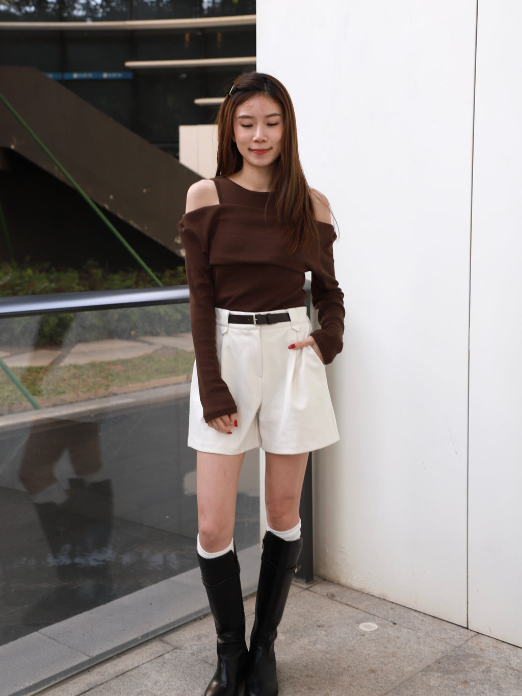 Button Attach Shorts