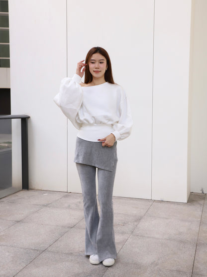 Cotton Back Zipped Sweater