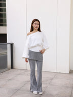 Cotton Back Zipped Sweater