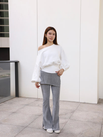 Cotton Back Zipped Sweater