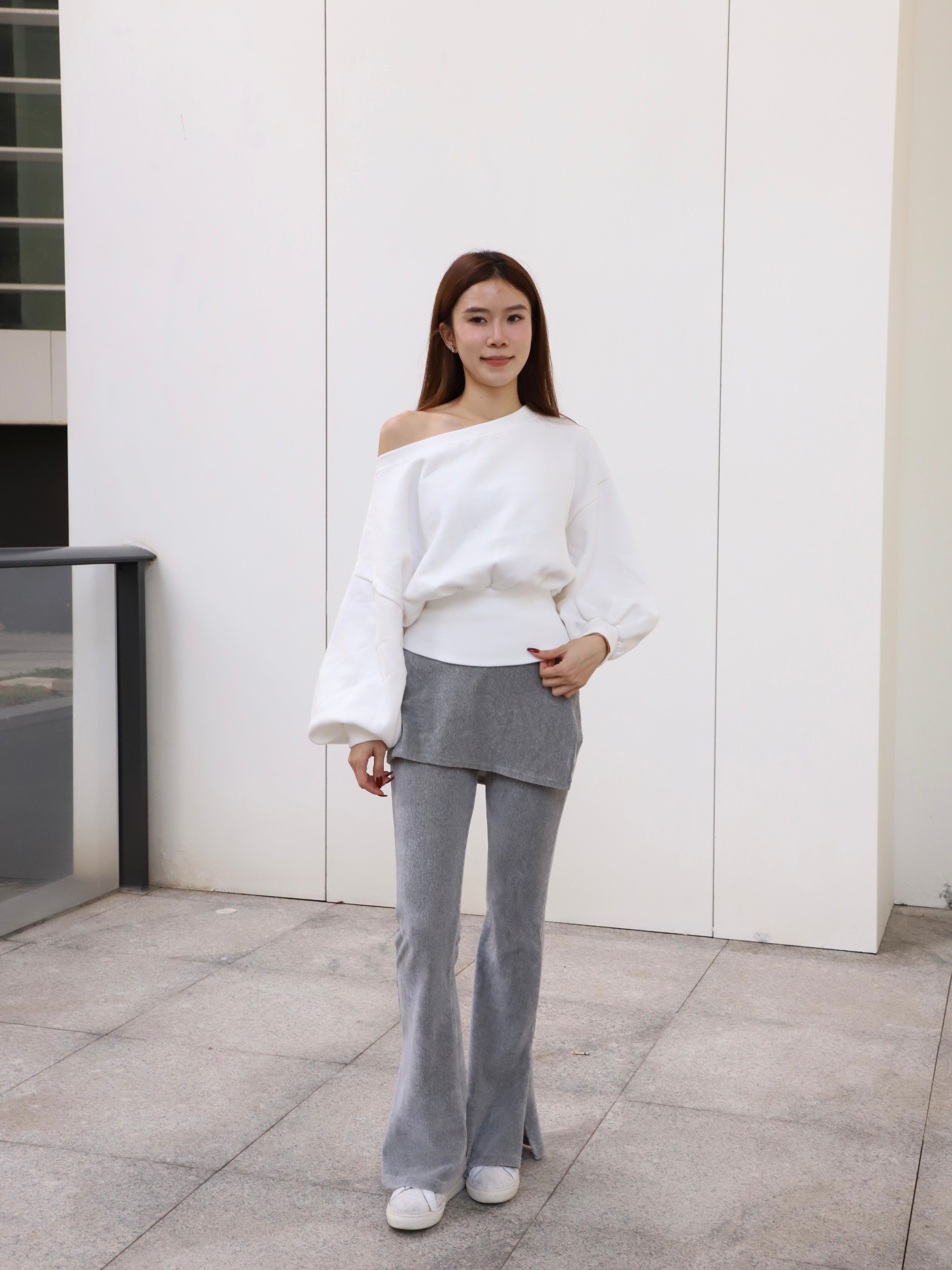Cotton Back Zipped Sweater