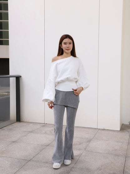 Cotton Back Zipped Sweater