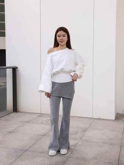 Cotton Back Zipped Sweater