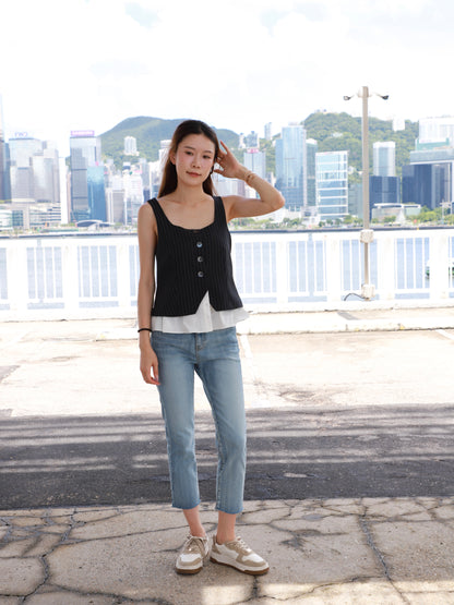 Shirt & Tank Mix Top