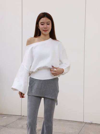 Cotton Back Zipped Sweater