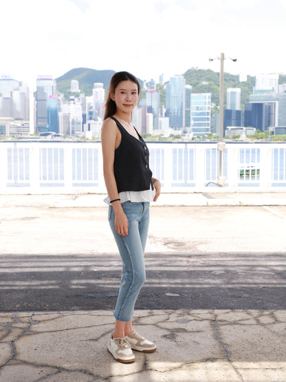 Shirt & Tank Mix Top