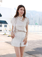 Silk Wrap T Top