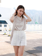 Silk Wrap T Top