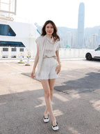 Silk Wrap T Top