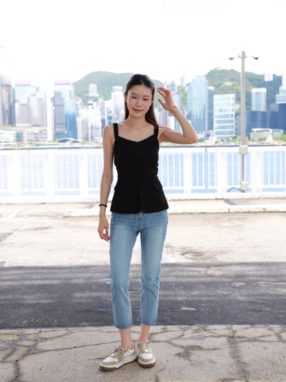 Blazer Like Tank Top